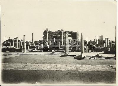 Leptis Magna: Rara Fotografia Originale Del Sito Archeologico