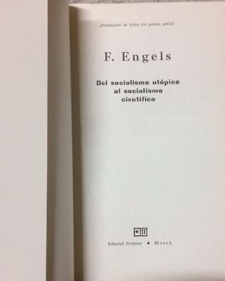 Politica, Filosofia, Socialismo, Comunismo, Engels: Inusuale Edizione Russa Con Ritratto