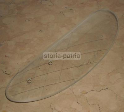 Vetro Decorativo Per Lampada Modellato E Decorato d'Epoca