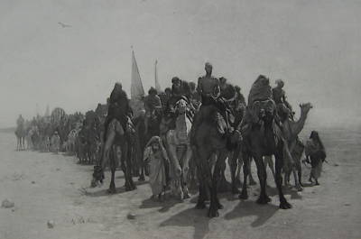 Pellegrinaggio Alla Mecca, Léon Belly, Goupil, Fototipia