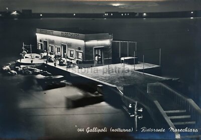 Puglia, Salento, Gallipoli: Veduta Notturna Del Ristorante Marechiaro (pubblicitaria)