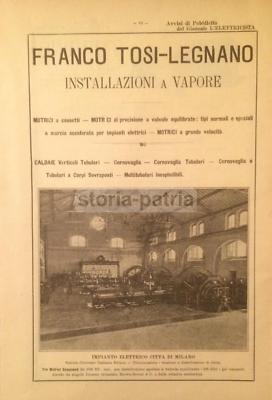 Legnano, Caldaie Franco Tosi, Impianto Elettrico Di Milano E Turbine Calzoni