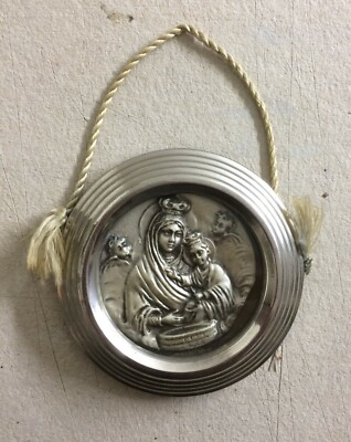 Arte Popolare Devozionale Meridionale: Madonna Del Pozzo   Placchetta Da Collezione