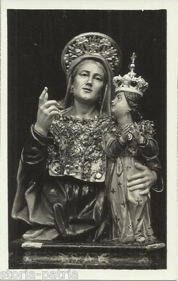 Campania, Salerno, Pellezzano: Immagine Devozionale Di Santa Anna, Cartolina d'Epoca