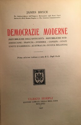 Economia Politica: Democrazie Moderne   America, Australia, Svizzera, Nuova Zelanda