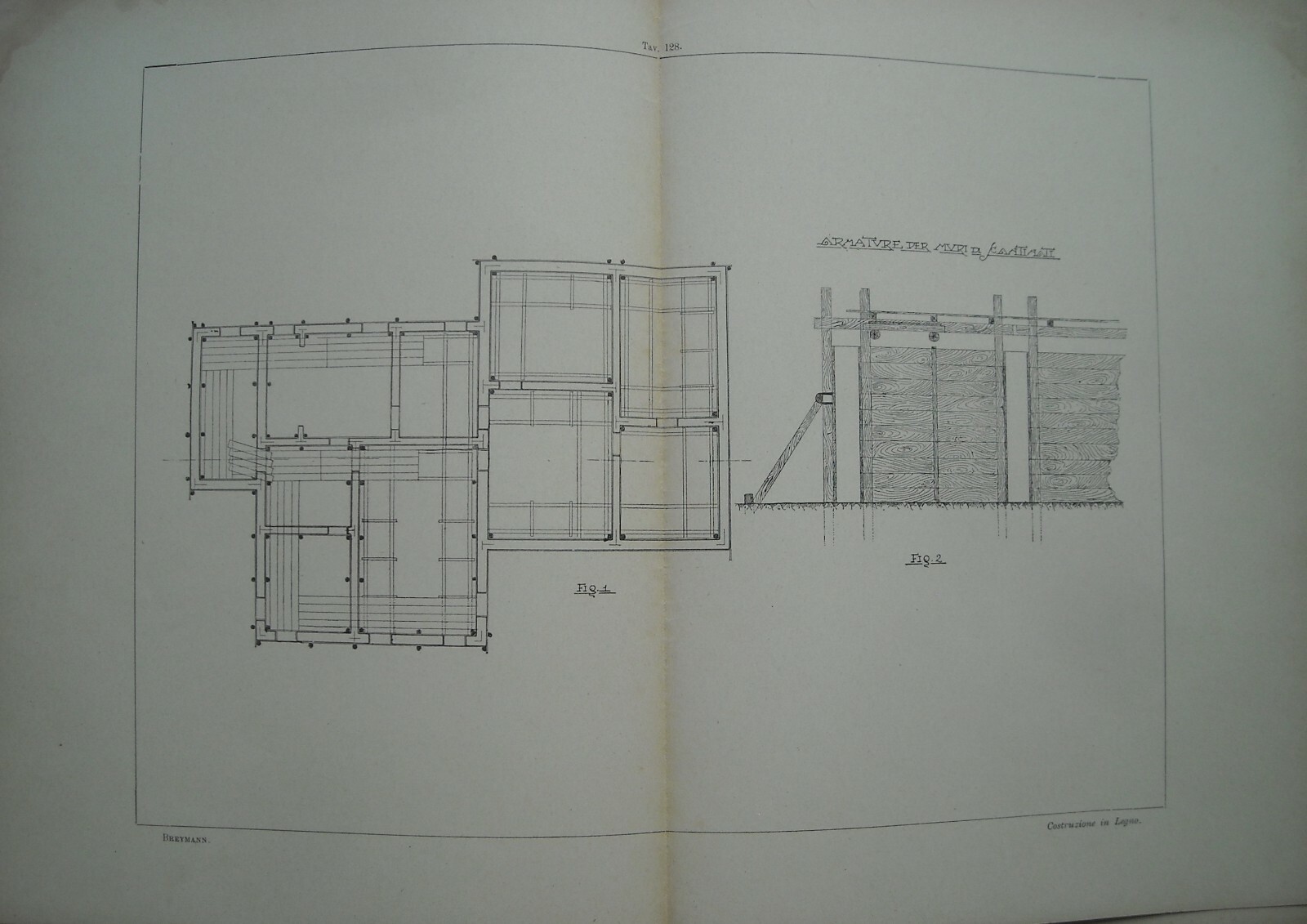 Ingegneria Edilizia: Costruzioni Grandiose In Legno. Breymann, Warth. Illustrato