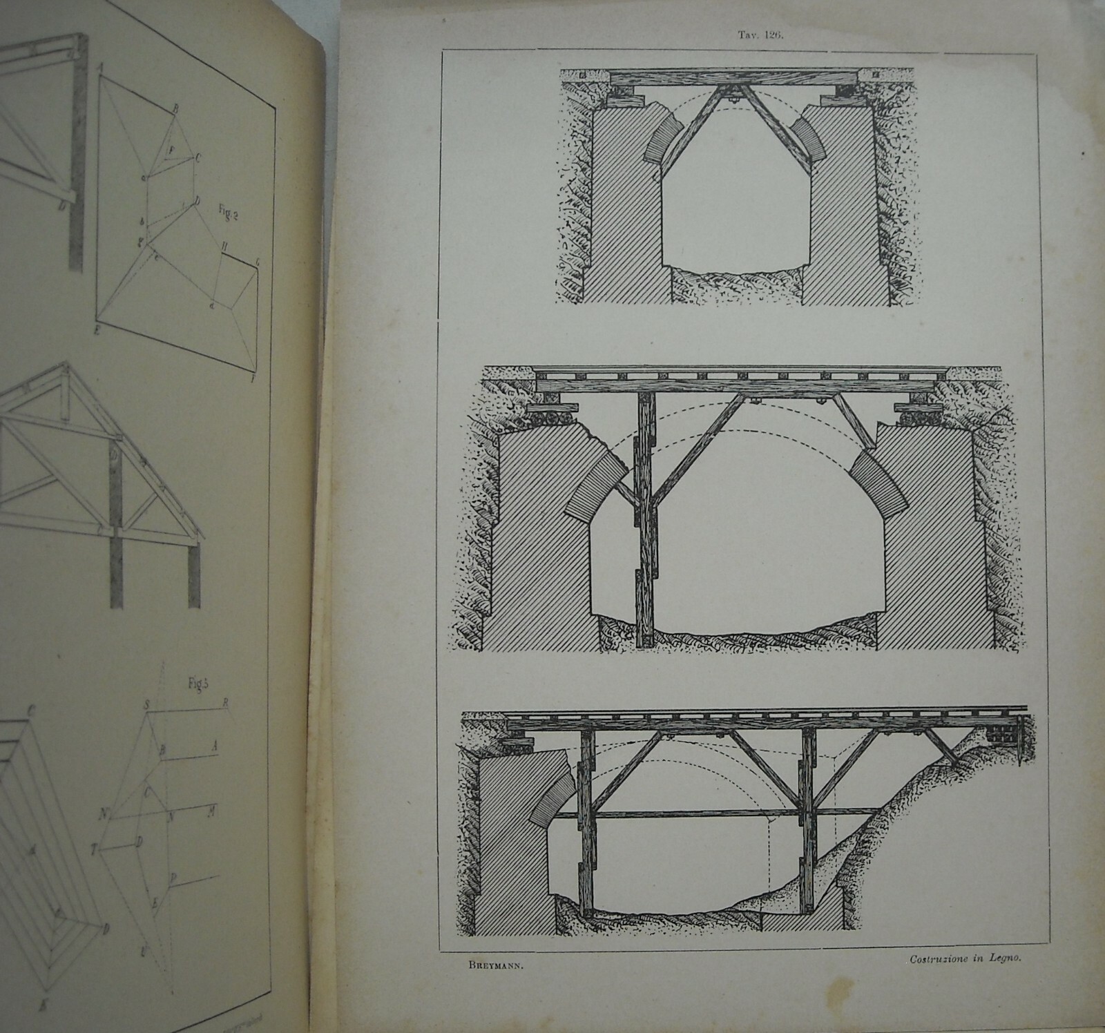 Ingegneria Edilizia: Costruzioni Grandiose In Legno. Breymann, Warth. Illustrato