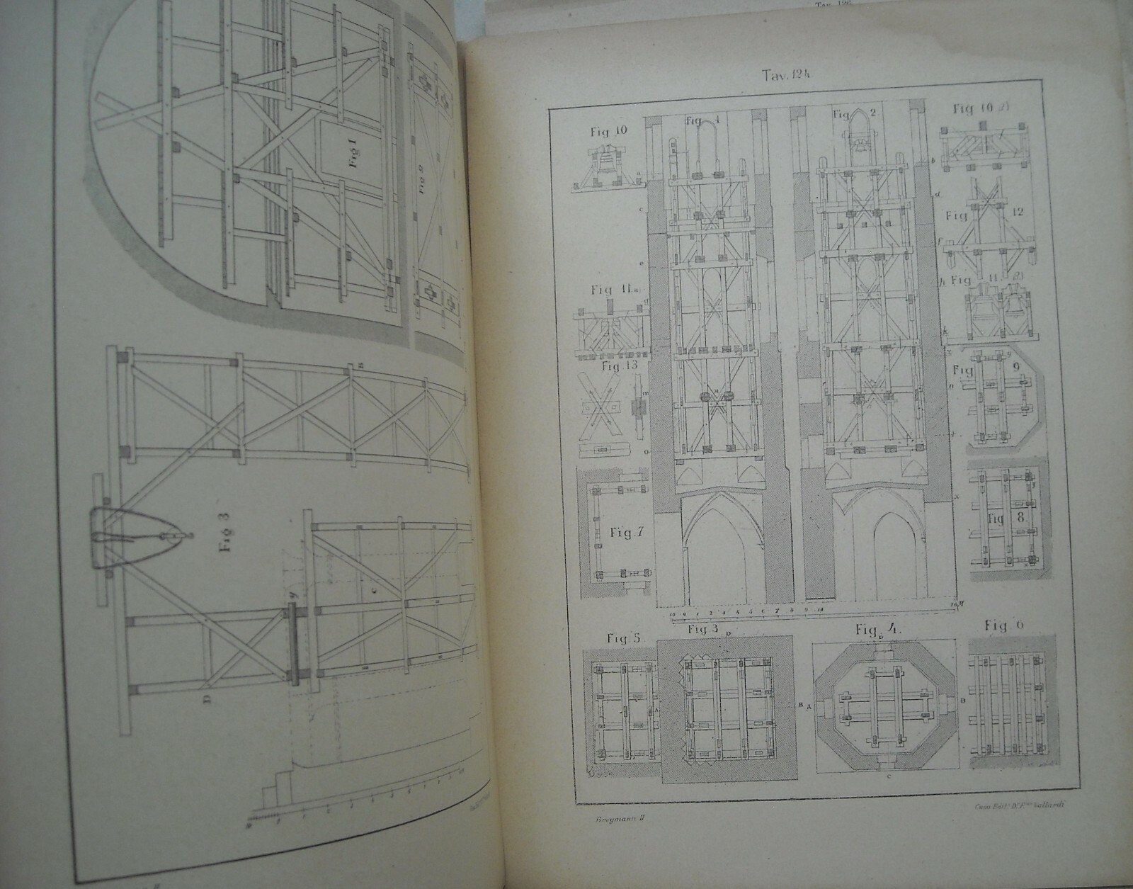 Ingegneria Edilizia: Costruzioni Grandiose In Legno. Breymann, Warth. Illustrato
