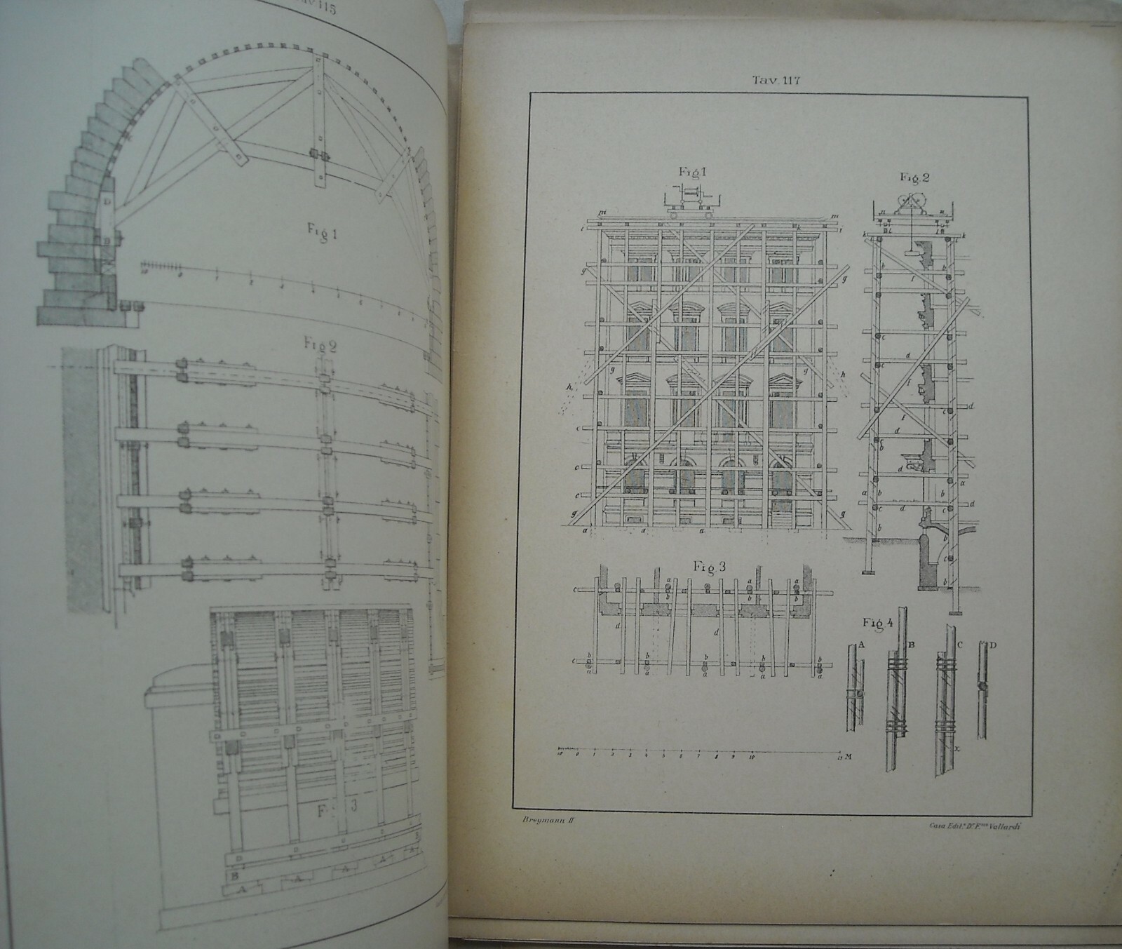 Ingegneria Edilizia: Costruzioni Grandiose In Legno. Breymann, Warth. Illustrato