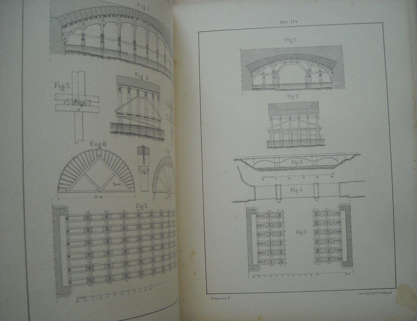 Ingegneria Edilizia: Costruzioni Grandiose In Legno. Breymann, Warth. Illustrato