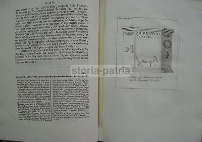 Milano, Monza. Storia Locale: Chiesa Monzese. Antonio Francesco Frisi. Libro Antico Illustrato.