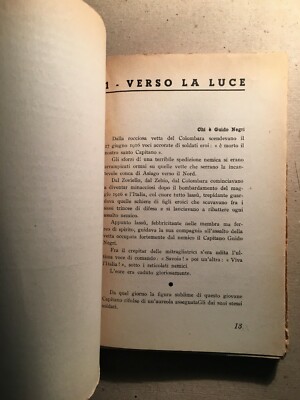 Militaria: Guido Negri, Il Capitano Santo. Biografia Di Ermanno Gasparella, 1940