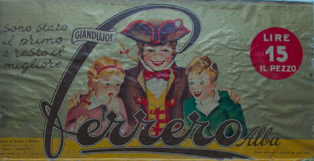 Dolciaria Ferrero Alba Stampa Pubblicitaria d'Epoca