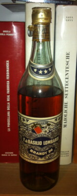 Liquore Da Collezione: Brandy Puglia, Triggiano, Lombardi Con Etichetta Araldica