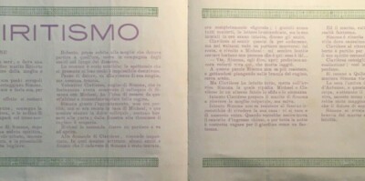 Napoli, Teatro: Dramma Passionale "Spiritismo" Con Francesca Bertini   Cinema S. Brigida