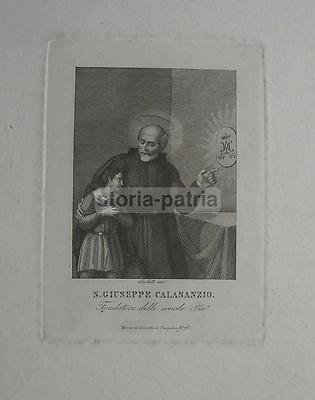 S. Giuseppe Calasanzio Fondatore Delle Scuole Pie, Incisione Di Sirletti