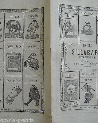 Pedagogia, Scuola, Scrittura: Sillabario Illustrato. Scavia, Torino, Grato Scioldo