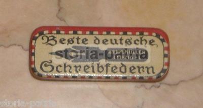 Scrittura, Calligrafia, Penne, Pennini: Raro Astuccio Pubblicitario Müller, Leipzig