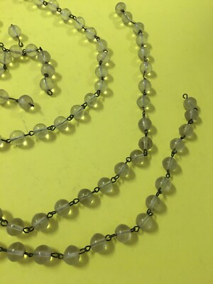 Vetri Antichi: Catenine Con Perle Di Vetro, Set Di 3 Fili