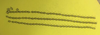 Vetri Antichi: Catenine Con Perle Di Vetro, Set Di 3 Fili