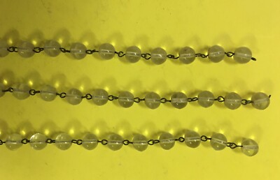 Vetri Antichi: Catenine Con Perle Di Vetro, Set Di 3 Fili