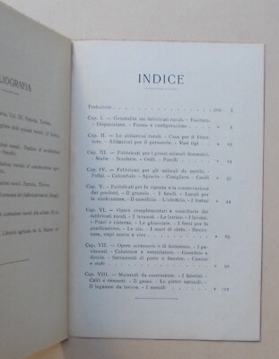 Ingegneria, Agricoltura: Fabbricati Rurali, Forni, Pozzi, Latrine, Porcili, Colombaie