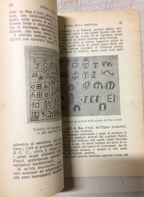 Scrittura, Alfabeti Antichi, Pubblicazione Illustrata, Edizione Primo '900