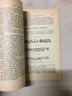 Scrittura, Alfabeti Antichi, Pubblicazione Illustrata, Edizione Primo '900