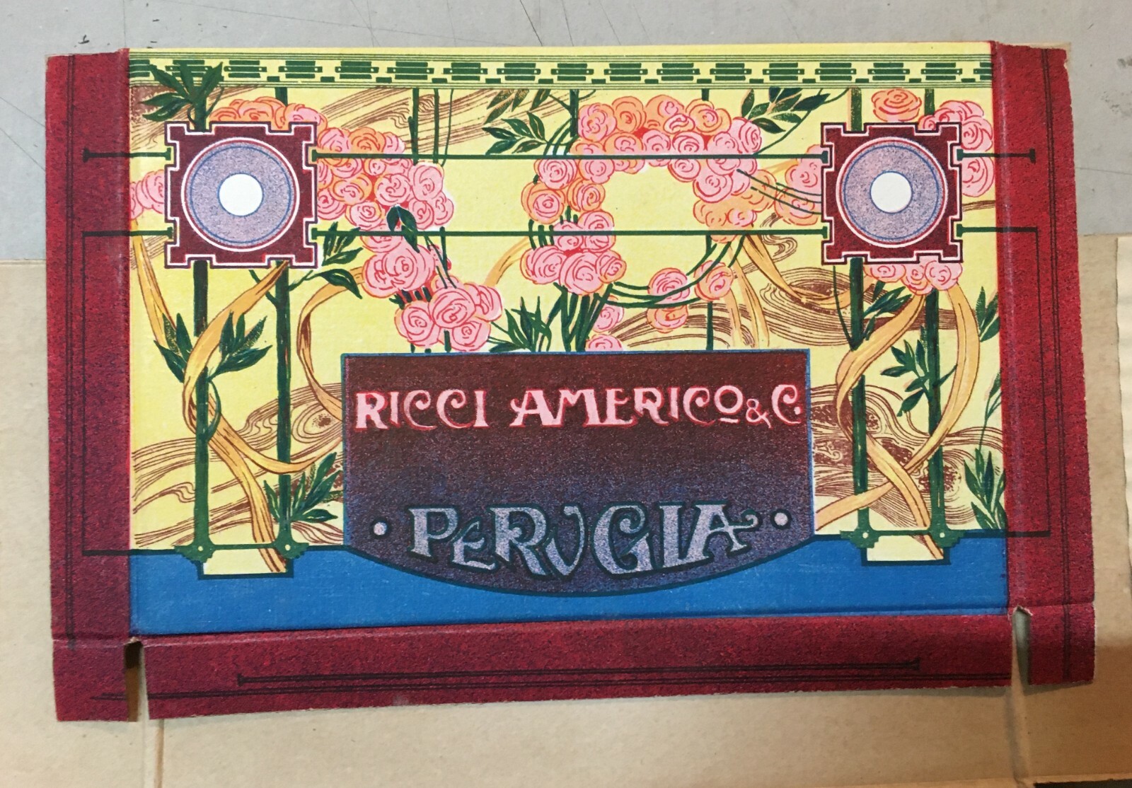 Scatola Pubblicitaria Dolciaria Americo Ricci, Perugia