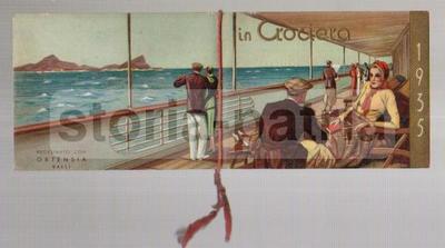 Moda, Profumeria E Profumo Ortensia Valli: Calendarietto In Crociera, 1935