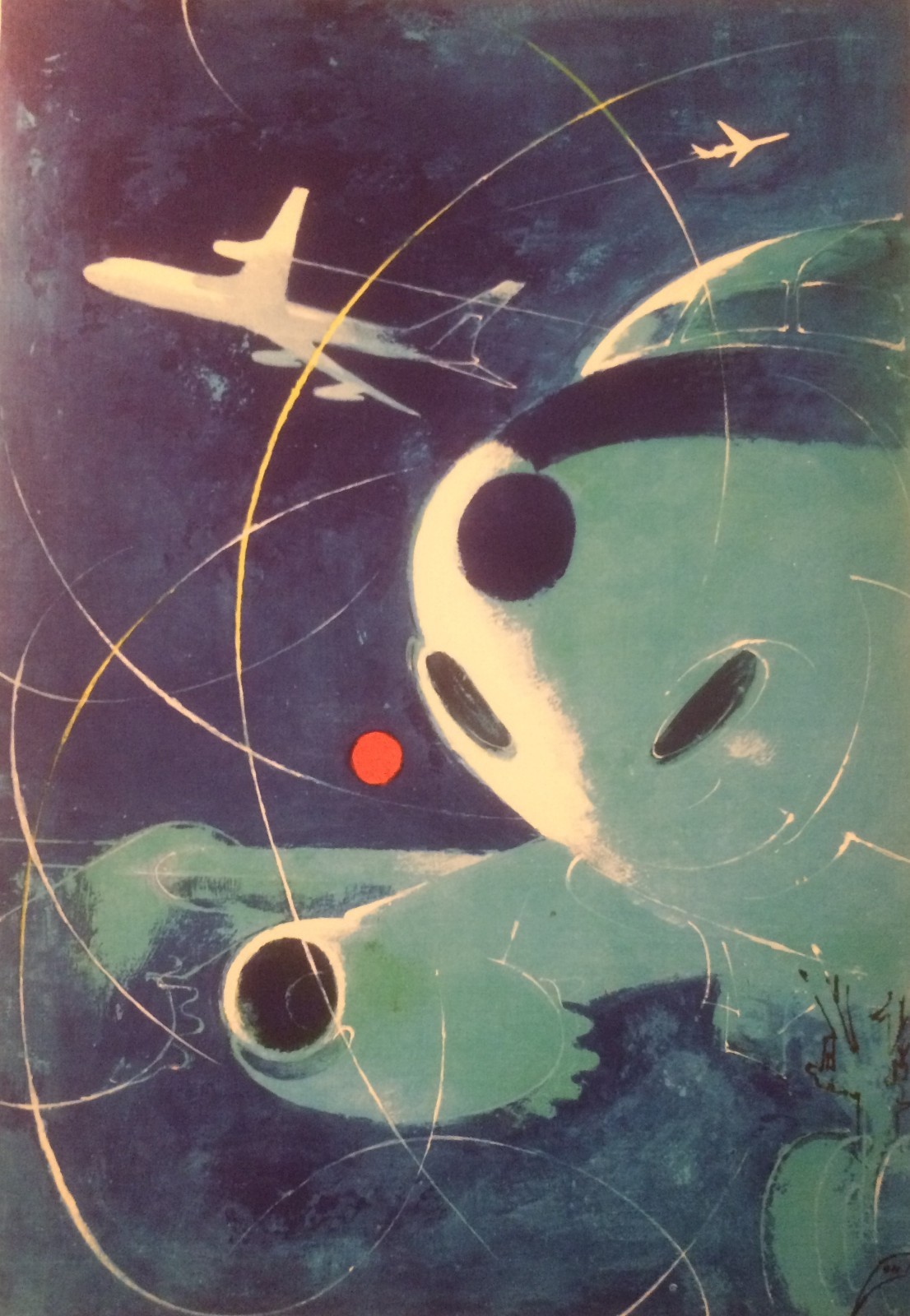 Le Ali Dell'Uomo: Scandinavian Airlines   Illustrazioni Di Otto Nielsen (1959)