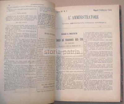 Napoli Iuridica: Amministrazione Civile, Sentenze Ed Elezioni. Antonio Abeille. Periodico, 1885