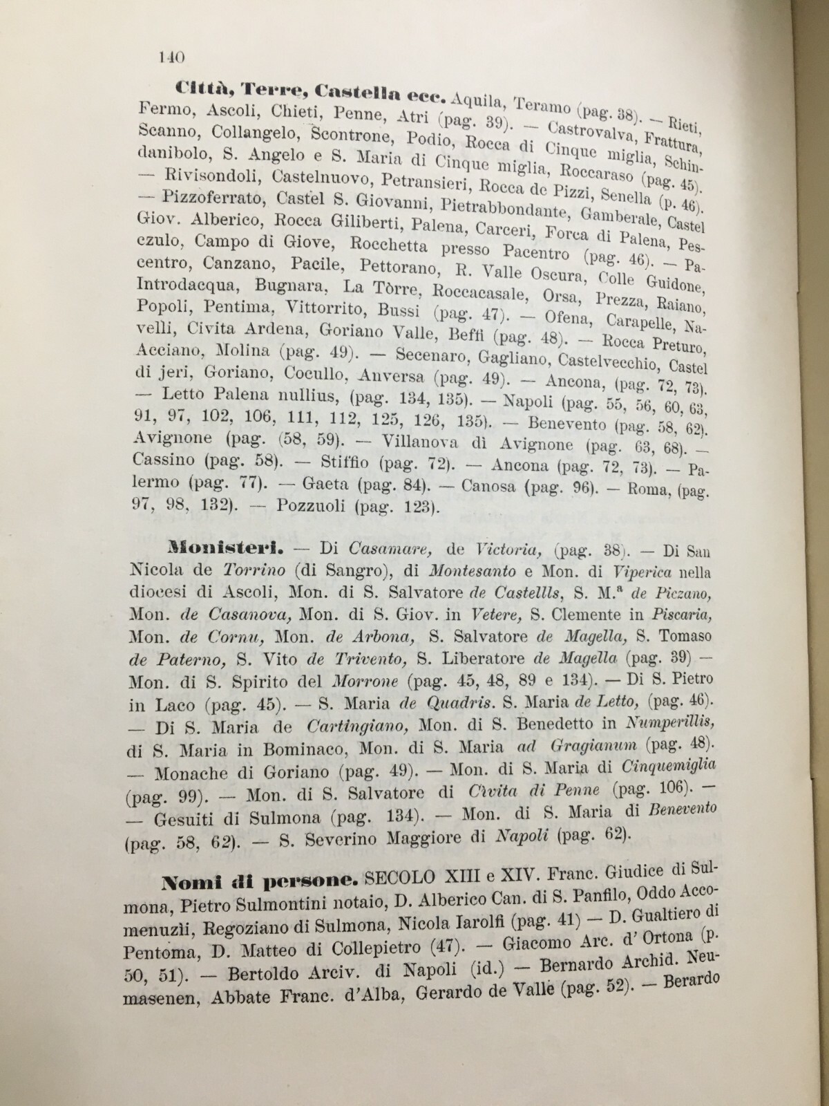 Abruzzo, Valva, Corfinio, Sulmona: Tassazione Chiesa, Decime Valvensi, Celidonio, 1903