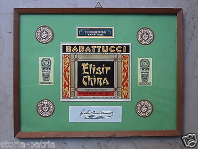 Abruzzo, Chieti, Barattucci Liquori, Elisir, Etichette Pubblicitarie Da Collezione