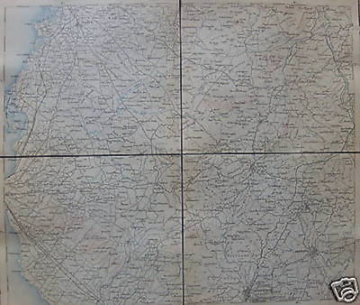Sicilia, Castelvetrano, Partanna: Rara Mappa Topografica