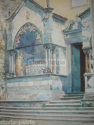 Lombardia, Lago Di Como, Tomba Conti Andreani A Corenno Plinio, Artistica Veduta