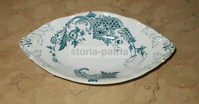 Società Ceramica Richard: Soprammobile Con Decori Floreali