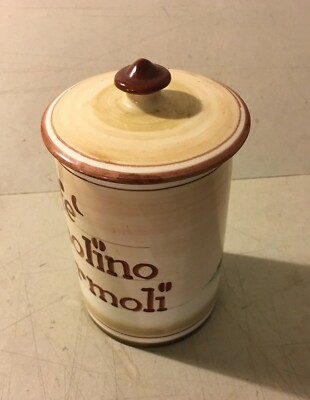 Arte Molise, Termoli, Torre: Ceramica Pubblicitaria Caffè Casolino, Barattolo