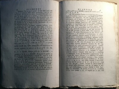 Giuseppe Settele, Elementi Di Ottica E Di Astronomia, 1818