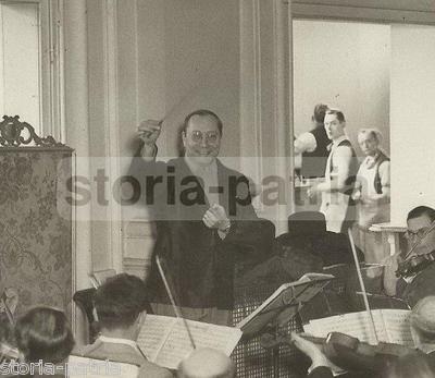 Musica: Musicisti Celebri, Orchestra. Rara Fotografia d'Epoca Da Collezione (Londra)