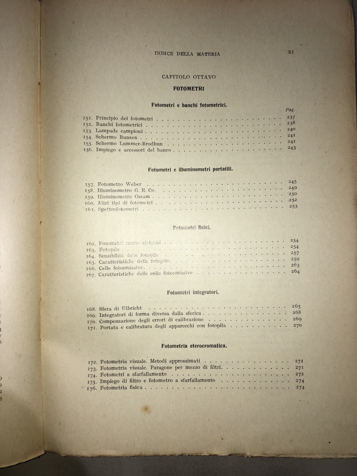 Illuminazione Moderna: Lampade Ad Arco E Fotometri. Guido Peri, Edizione Hoepli