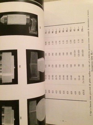 Tecnica Illuminazione Elettricità Lampade: Catalogo Pubblicitario Pollice, Milano