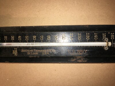 Termometro Da Collezione U.S. Navy, American Thermometer Co., St. Louis