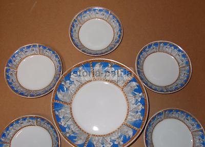 Arte, Decorazione, Mitologia: Artistici Decori Con Guerrieri. Set Di Porcellane Royal.