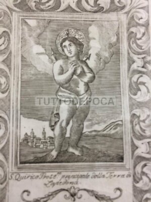 Arte Popolare Devozionale, Marche, Lapedona, San Quirico, Antica Incisione