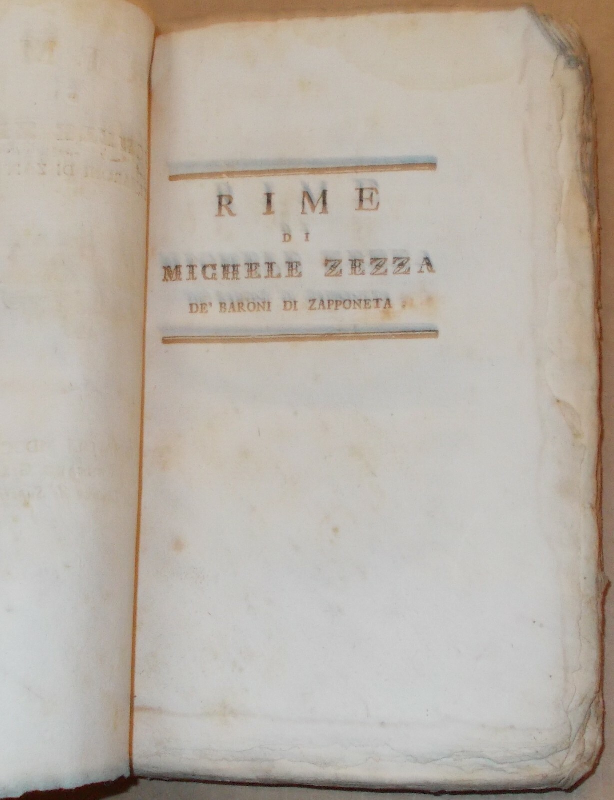Puglia: Letteratura, Poesia E Mitologia. Michele Zezza, 1801