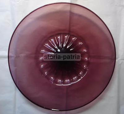 Large Decorative Period Glass Tray with Artistic Moulding