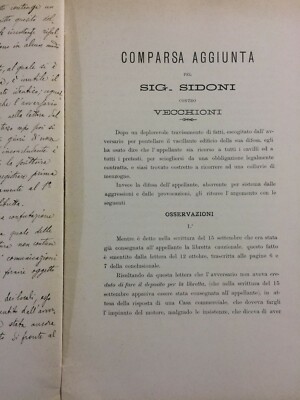 Giuridica, Abruzzo, L'Aquila, Tipografia Vecchioni, Sidoni, Bernardi, Selli, 1908