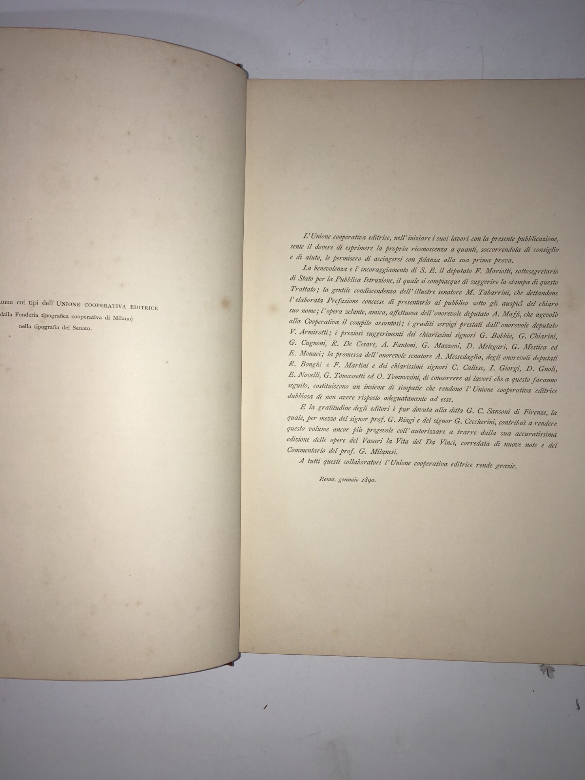 Leonardo Da Vinci: Trattato Della Pittura, Vasari, Antica Edizione Illustrata, 1890, Ritratto