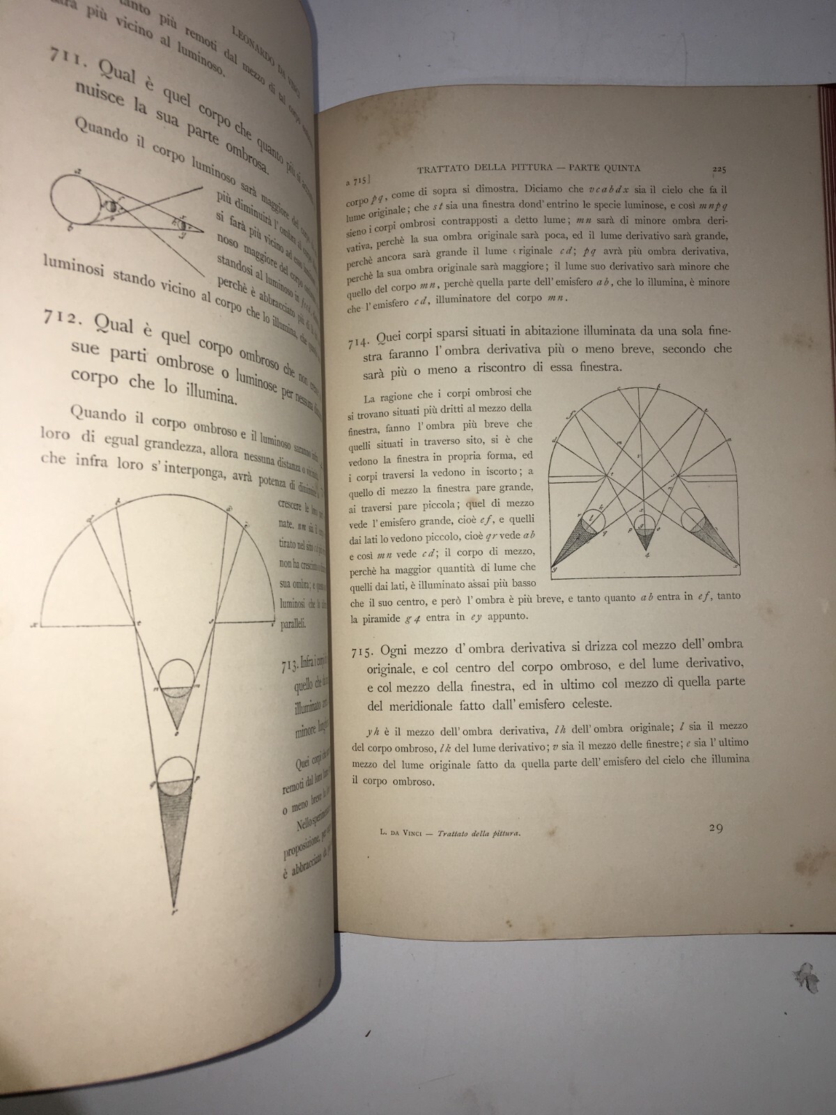 Leonardo Da Vinci: Trattato Della Pittura, Vasari, Antica Edizione Illustrata, 1890, Ritratto